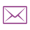 bouton noir représentant une enveloppe pour envoyer un courriel